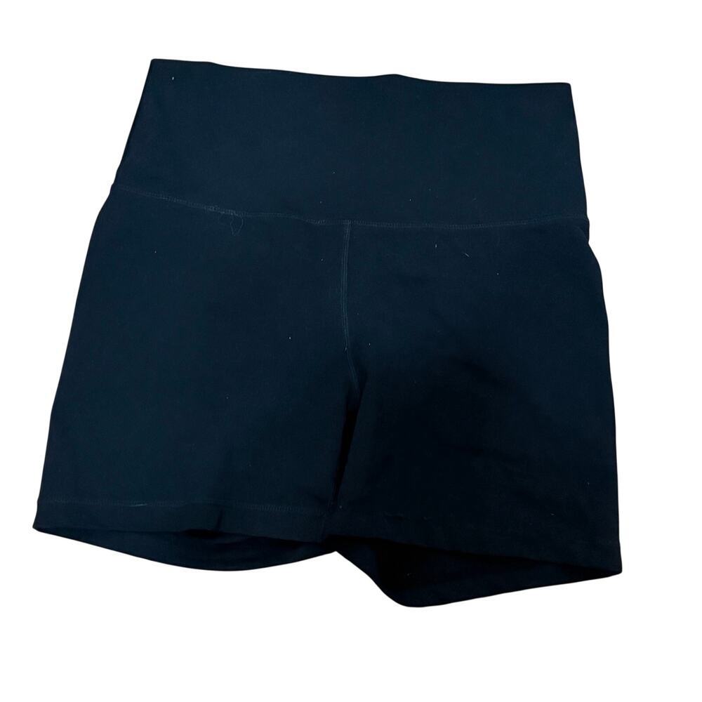 Yogalicious black fitted shorts sz L activewear yoga